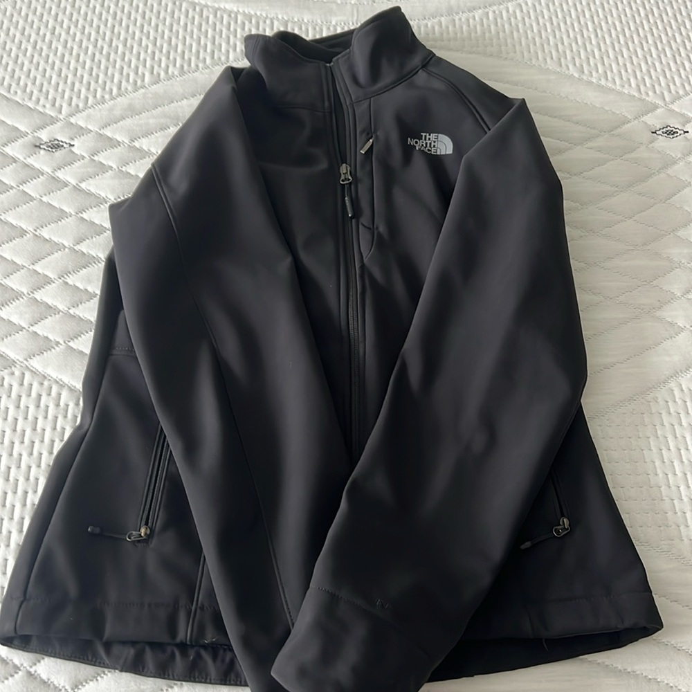 Black Softshell Northface Jacket - image 1